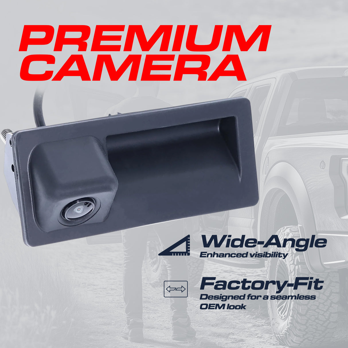 Audi A4/S4 (09-16), A5/S5 (08-17), A6/S6 (12-15), A7/S7 (12-18), Q3 (15-18), Q5/SQ5 (09-17) OEM Replacement Backup Camera OE Part # 5N0-827-566-AA, 5N0-827-566-C