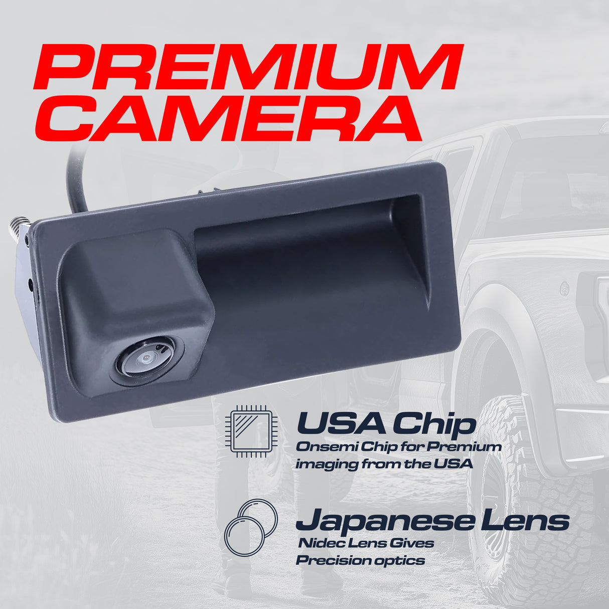 Audi A4/S4 (09-16), A5/S5 (08-17), A6/S6 (12-15), A7/S7 (12-18), Q3 (15-18), Q5/SQ5 (09-17) OEM Replacement Backup Camera OE Part # 5N0-827-566-AA, 5N0-827-566-C