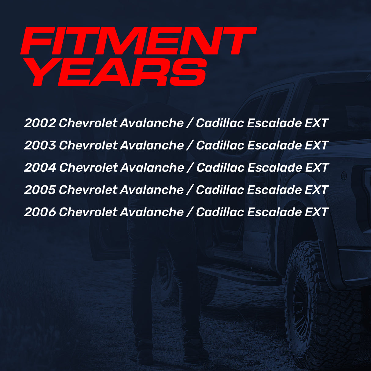 Chevrolet Avalanche / Cadillac Escalade EXT (2002-2006) Black Replacement Tailgate Handle with Backup Camera