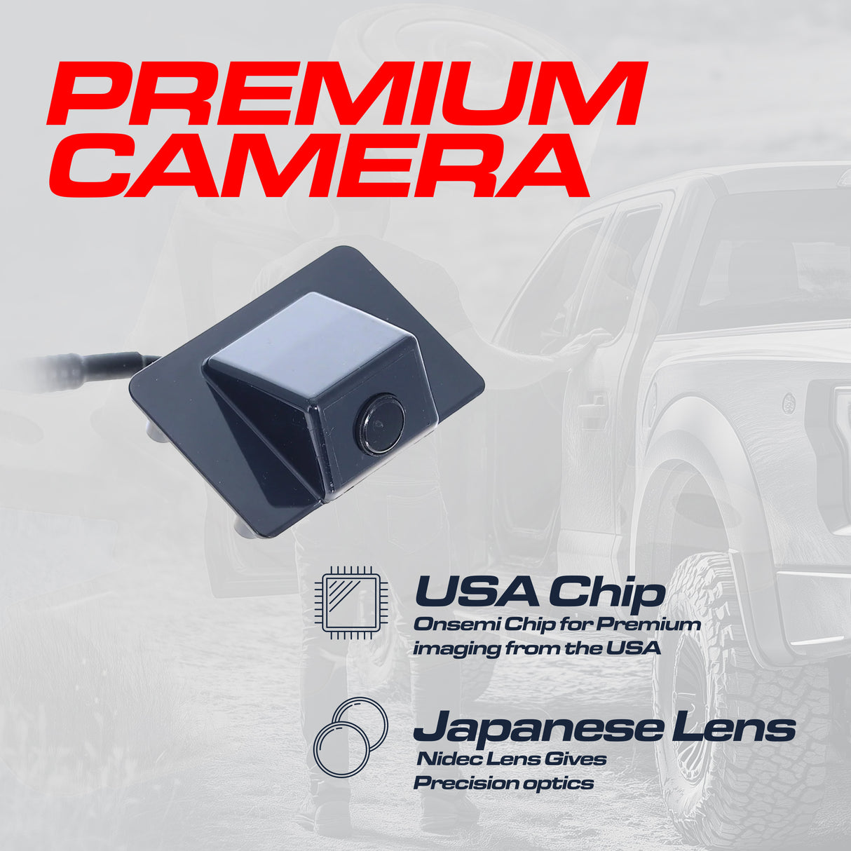 Cadillac Escalade (07-08) / Chevrolet Suburban (07-08), Tahoe (07-08), Tahoe Hybrid (08-13) / GMC Yukon (07-08), Yukon Hybrid (08-13) OEM Replacement Backup Camera OE Part # 15173619 - Master Tailgaters