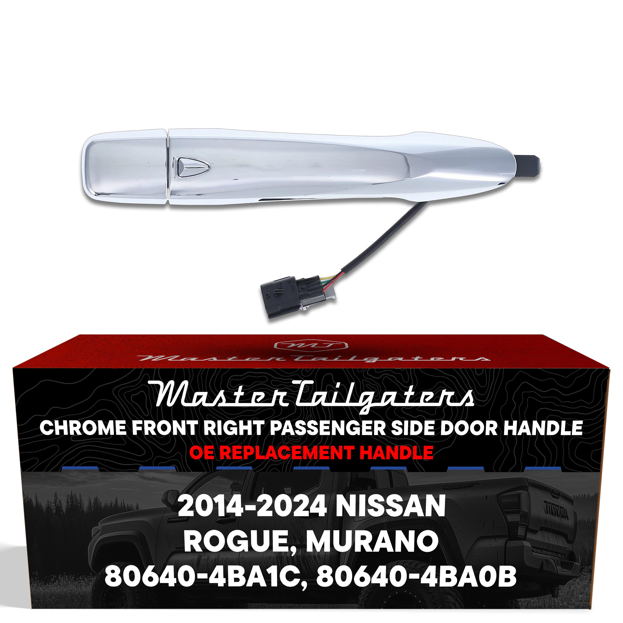Exterior Door Handle Chrome Replacement for Nissan Murano (2015