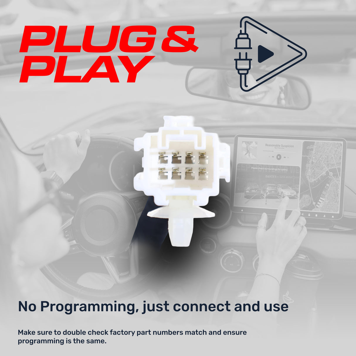 Honda Fit (2018-2020) OEM Replacement Backup Camera OE Part # 39530-T5R-A21