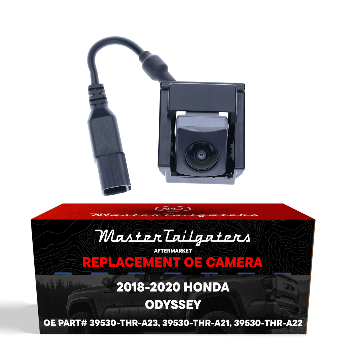 Honda Odyssey (2018-2020) OEM Replacement Backup Camera OE Part # 39530-THR-A21, 39530-THR-A22, 39530-THR-A23 - Master Tailgaters
