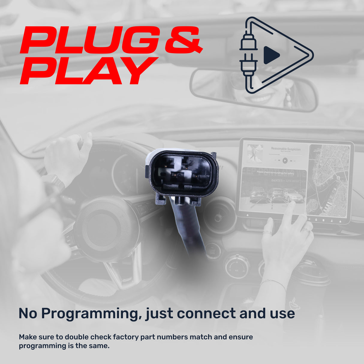 Hyundai Santa Fe (2010-2012) OEM Replacement Backup Camera OE Part # 95750-2B500