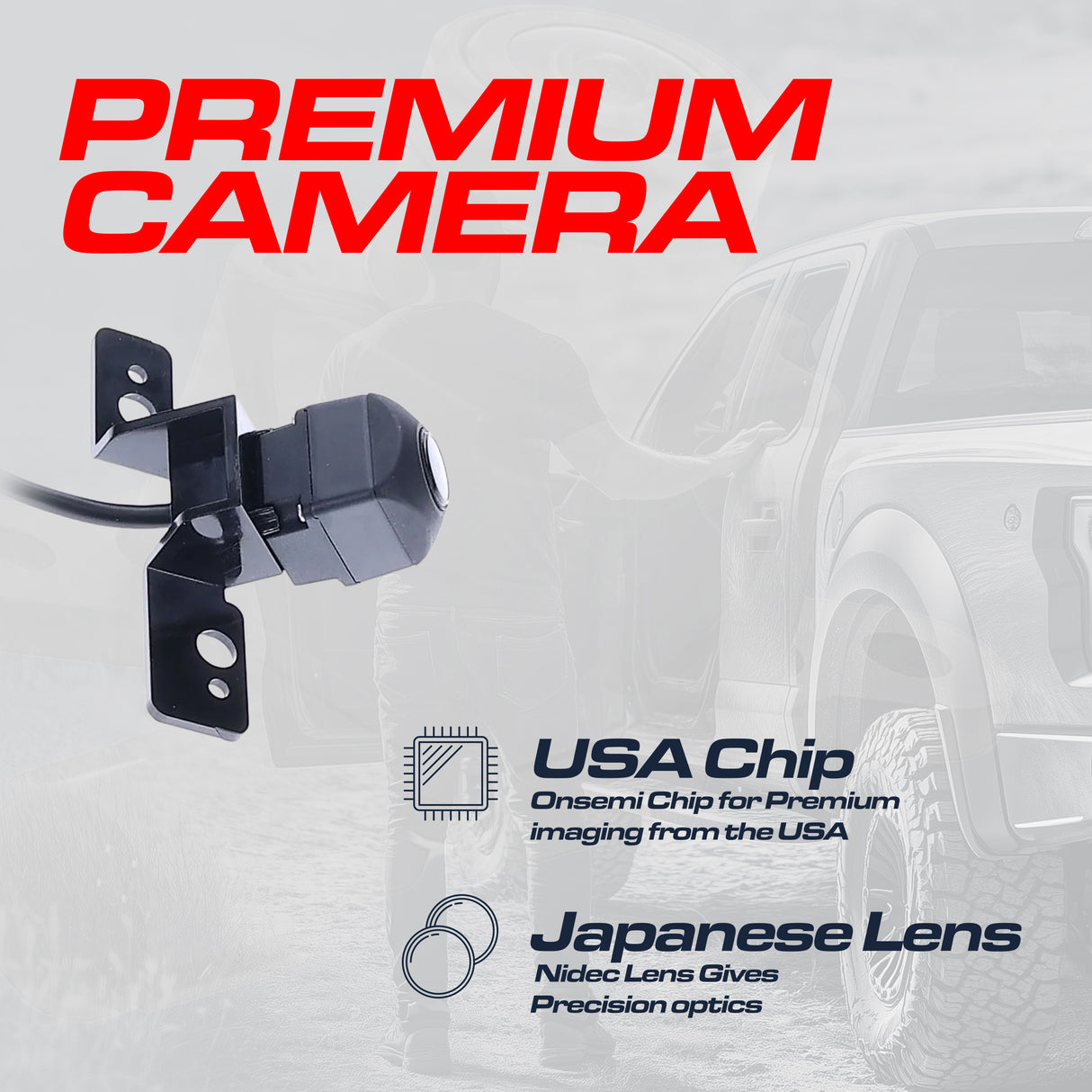 Hyundai Tucson w/ Navigation System (2014-2015) OEM Replacement Backup Camera OE Part # 95790-2S501, 95790-2S500
