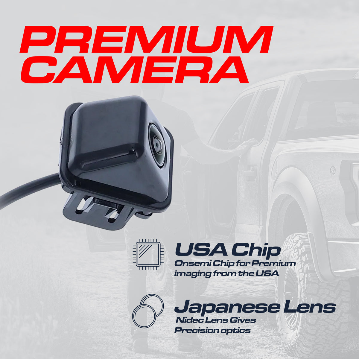 Cadillac CTS Sedan (2016-2017), CTS Sedan Type 2 (2018-2019), CTS-V Sedan (2016-2019) OEM Replacement Backup Camera OE Part # 84127842
