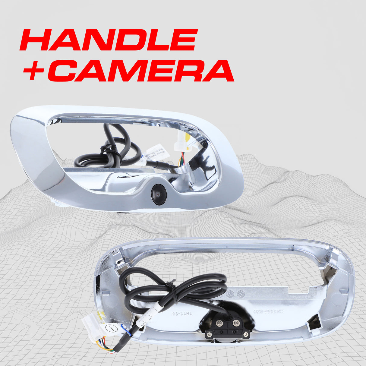 Dodge Dakota (1997-2011) Chrome Replacement Tailgate Bezel with Backup Camera