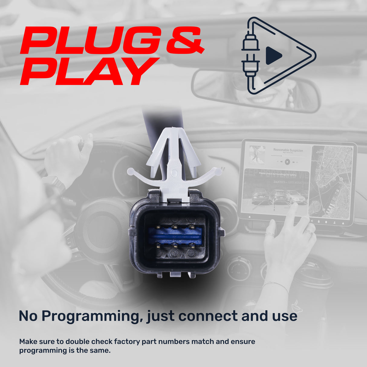 Kia Forte Sedan (2017-2018) OEM Replacement Backup Camera OE Part # 95760-A7AA0