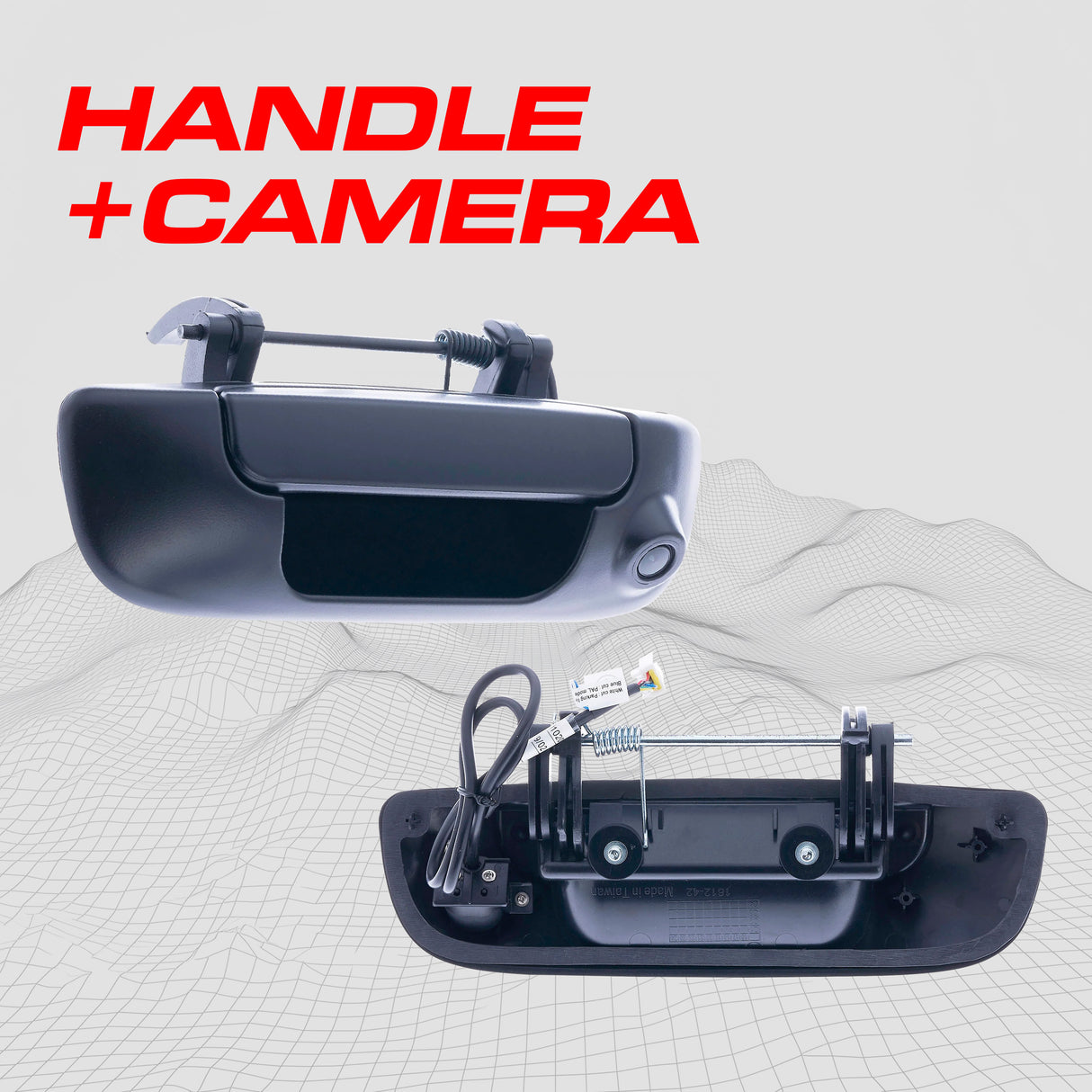 Dodge Ram (2002-2009) Black Replacement Tailgate Handle with Backup Camera - Master Tailgaters