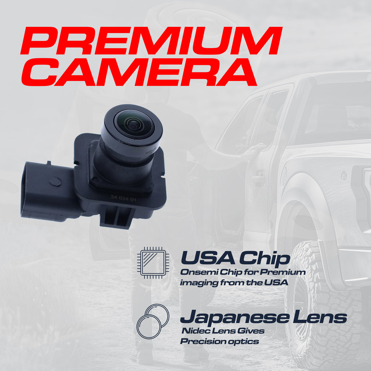 Lincoln MKZ, MKZ Hybrid (2017-2020) OEM Replacement Backup Camera OE Part # HP5Z-19G490-A - Master Tailgaters