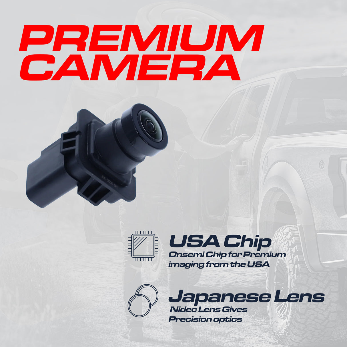 Lincoln MKC (2015-2019) OEM Replacement Backup Camera OE Part # EJ7Z-19G490-A - Master Tailgaters