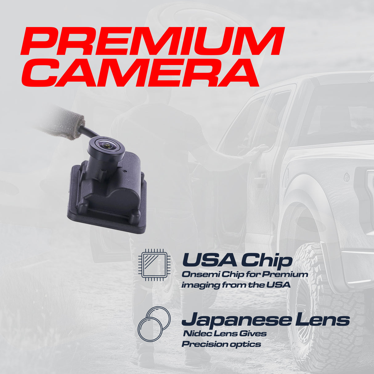 Lincoln Navigator (2008-2014) / Ford Expedition (2008) OEM Replacement Backup Camera OE Part # 8L7Z-19G490-A, 9L7Z-19G490-A, 9L7Z-19G490-B - Master Tailgaters