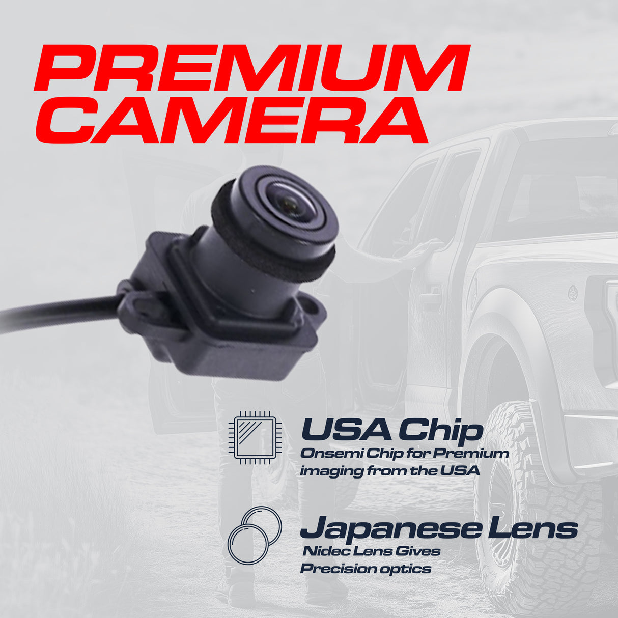 Chrysler 300 Sedan / Dodge Charger (2011-2014) OEM Replacement Backup Camera OE Part # 56054058AD, 56054058AE, 56054058AF, 56054058AG, 56054058AH