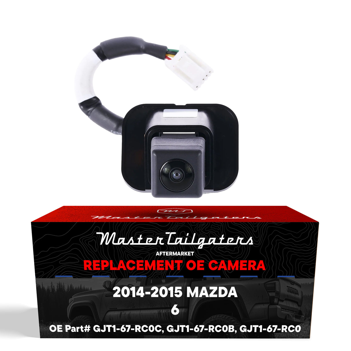 Mazda 6 (2014-2015) OEM Replacement Backup Camera OE Part # GJT1-67-RC0, GJT1-67-RC0B, GJT1-67-RC0C