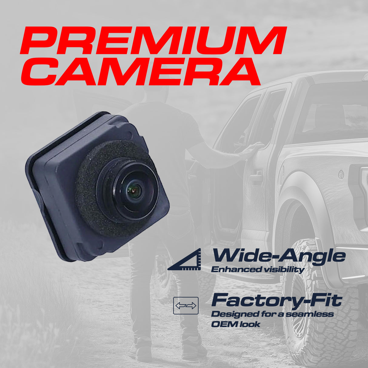 Chrysler 300 Sedan (2015-2024) OEM Replacement Backup Camera OE Part # 68386753AC, 68386753AD, 68210237AA - Master Tailgaters