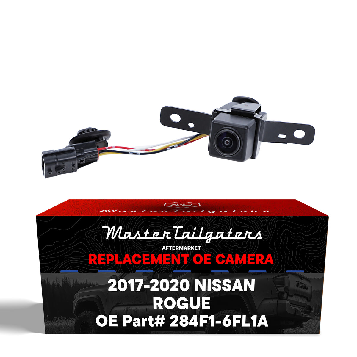 Nissan Rogue (2017-2020), Rogue Hybrid (2017-2019) OEM Replacement Front View Camera OE Part # 284F1-6FL1A