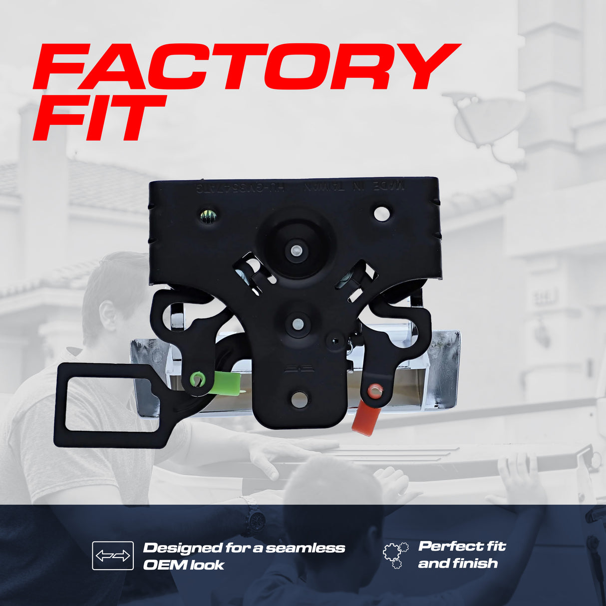 Tailgate Handle Upgraded Chrome Metal Replacement for Chevrolet Silverado (2007-2013) / GMC Sierra (2007-2013) OE Part # 20928119, 20880358, 25775280 - Master Tailgaters