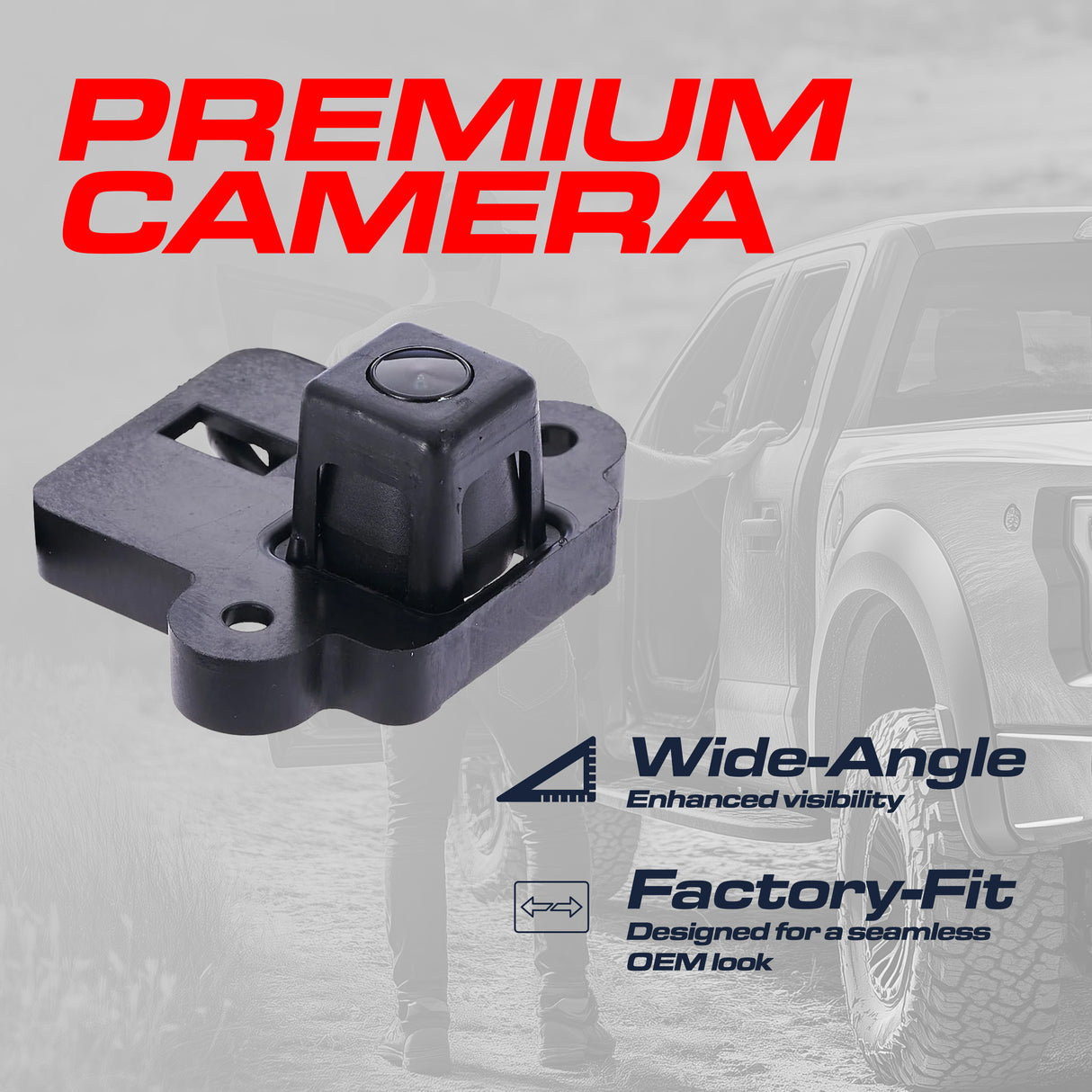 Chevrolet Avalanche / Cadillac Escalade EXT (2009-2013) OEM Replacement Backup Camera OE Part # 20985078, 25866558
