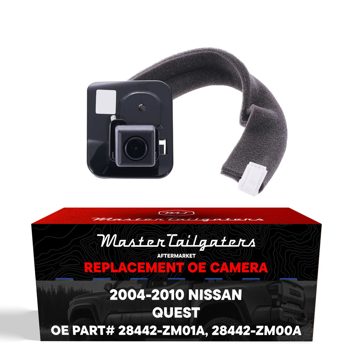 Nissan Quest (2004-2010) OEM Replacement Backup Camera OE Part # 28442-ZM00A, 28442-ZM01A - Master Tailgaters