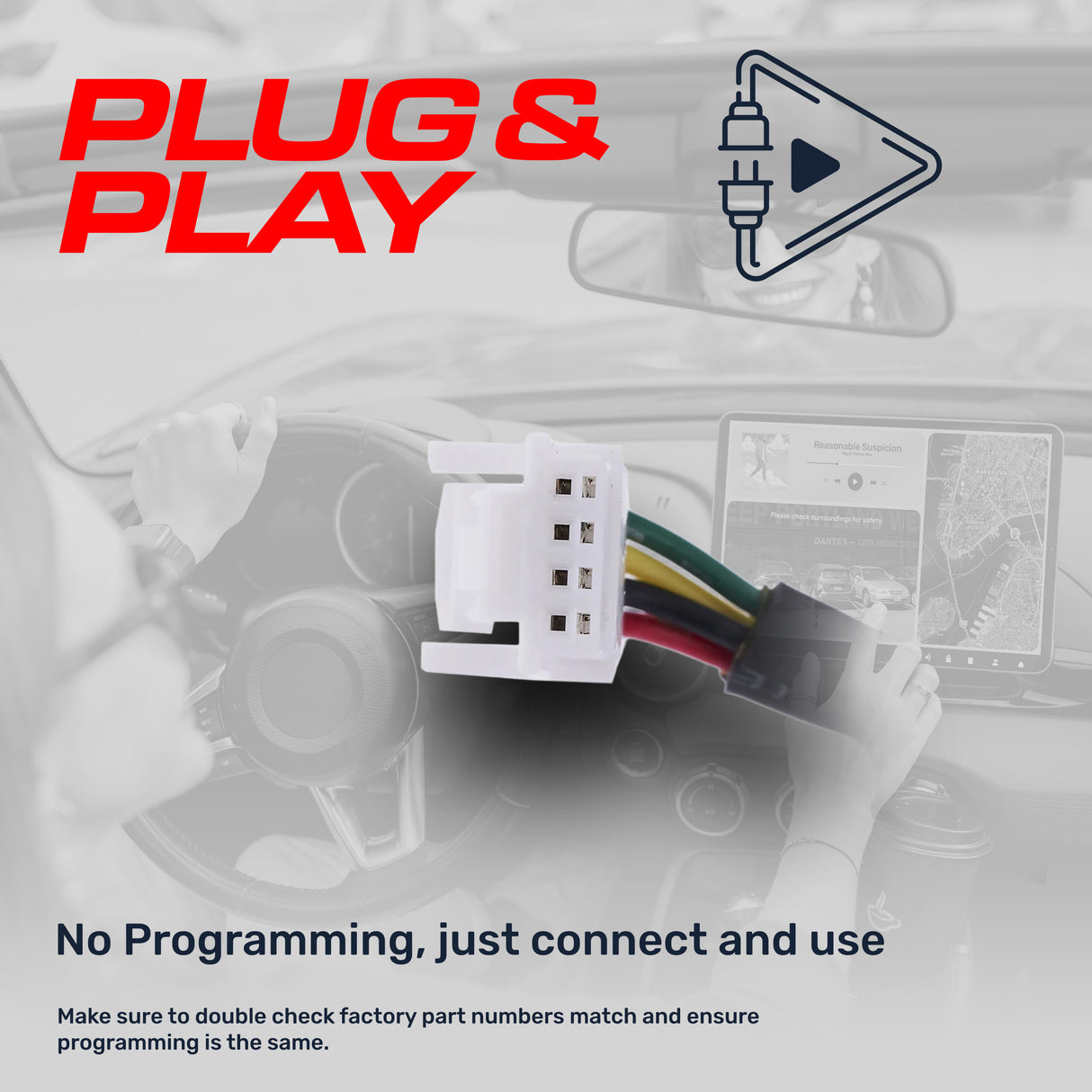 Nissan Quest (2004-2010) OEM Replacement Backup Camera OE Part # 28442-ZM00A, 28442-ZM01A - Master Tailgaters