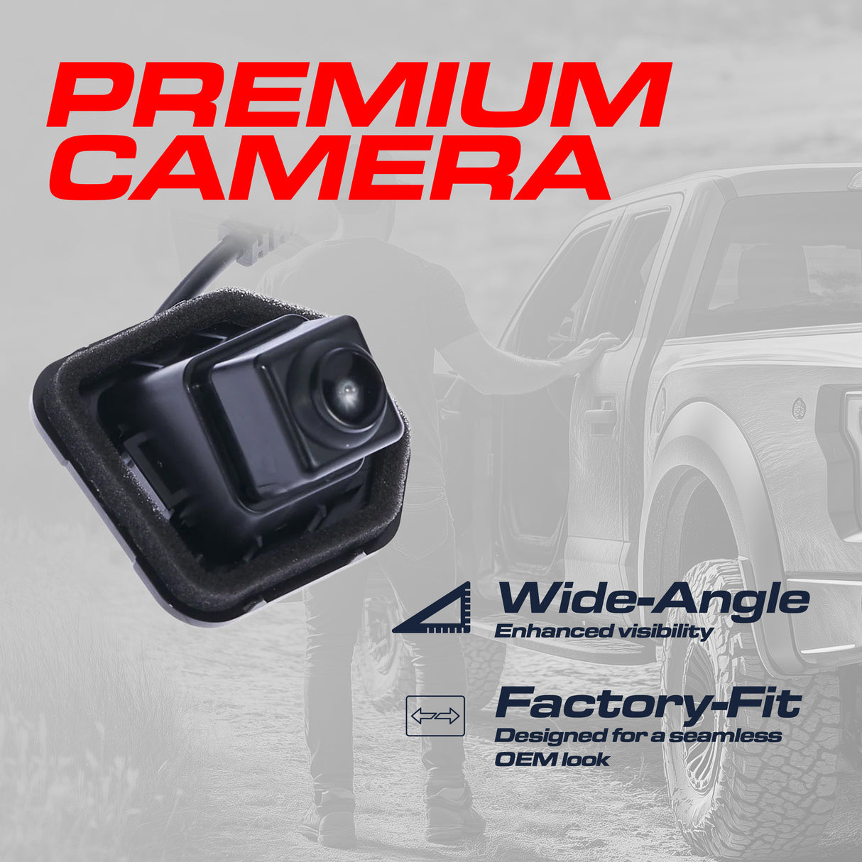 Nissan Rogue S Model (2014-2016) OEM Replacement Backup Camera OE Part # 28442-4BA0D, 28442-4BA1D, 28442-4BA0A - Master Tailgaters