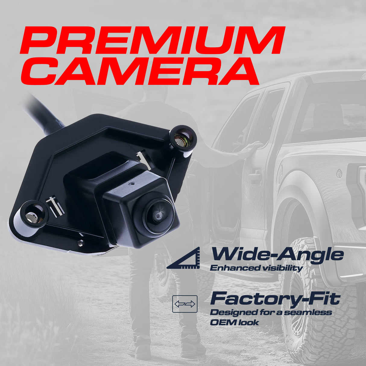 Nissan Rogue Sport/Qashqai w/o AVM (2017) OEM Replacement Backup Camera OE Part # 28442-4EA0A, 28442-4EA1A - Master Tailgaters