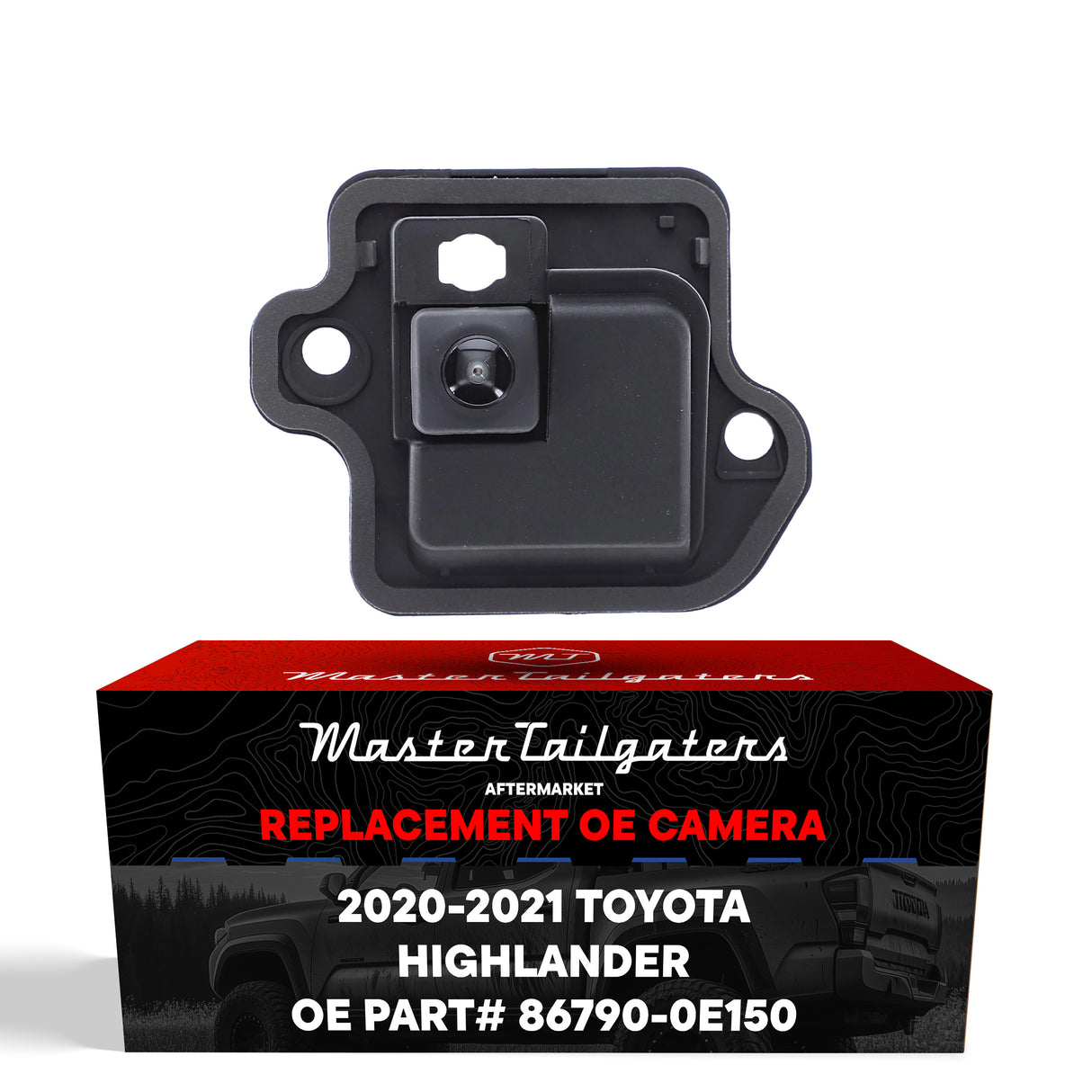Toyota Highlander + Hybrid w/o Video Display Mirror (2020-2021) OEM Replacement Backup Camera OE Part # 86790-0E150
