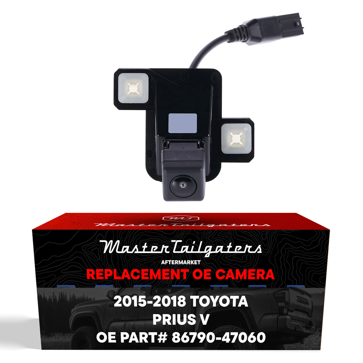 Toyota Prius V (2015-2018) OEM Replacement Backup Camera OE Part # 86790-47060 - Master Tailgaters