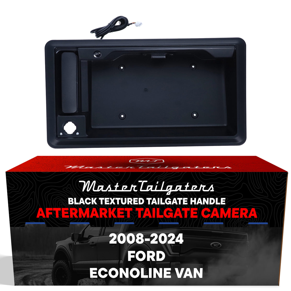 Ford Econoline E150, E250, E350, E450 (2008-2024) Replacement Cargo Van Door Handle with Backup Camera - Master Tailgaters
