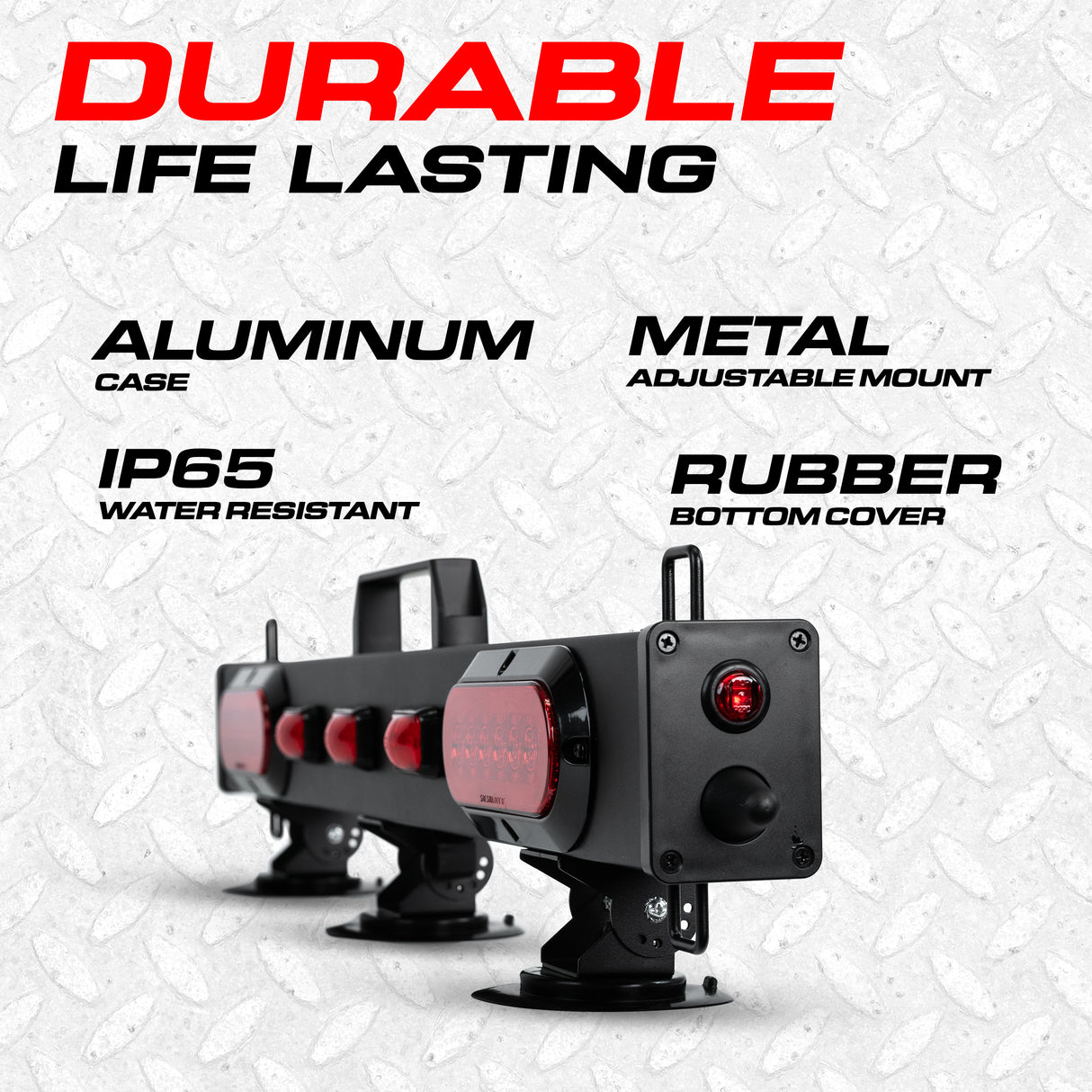 Master Tailgaters 36" Wireless Tow Light Bar with Camera | Choice of 4 Pin Round or 7 Pin Round - Master Tailgaters