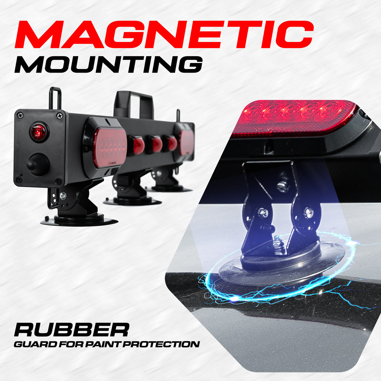 Master Tailgaters 36" Wireless Tow Light Bar with Camera | Choice of 4 Pin Round or 7 Pin Round - Master Tailgaters