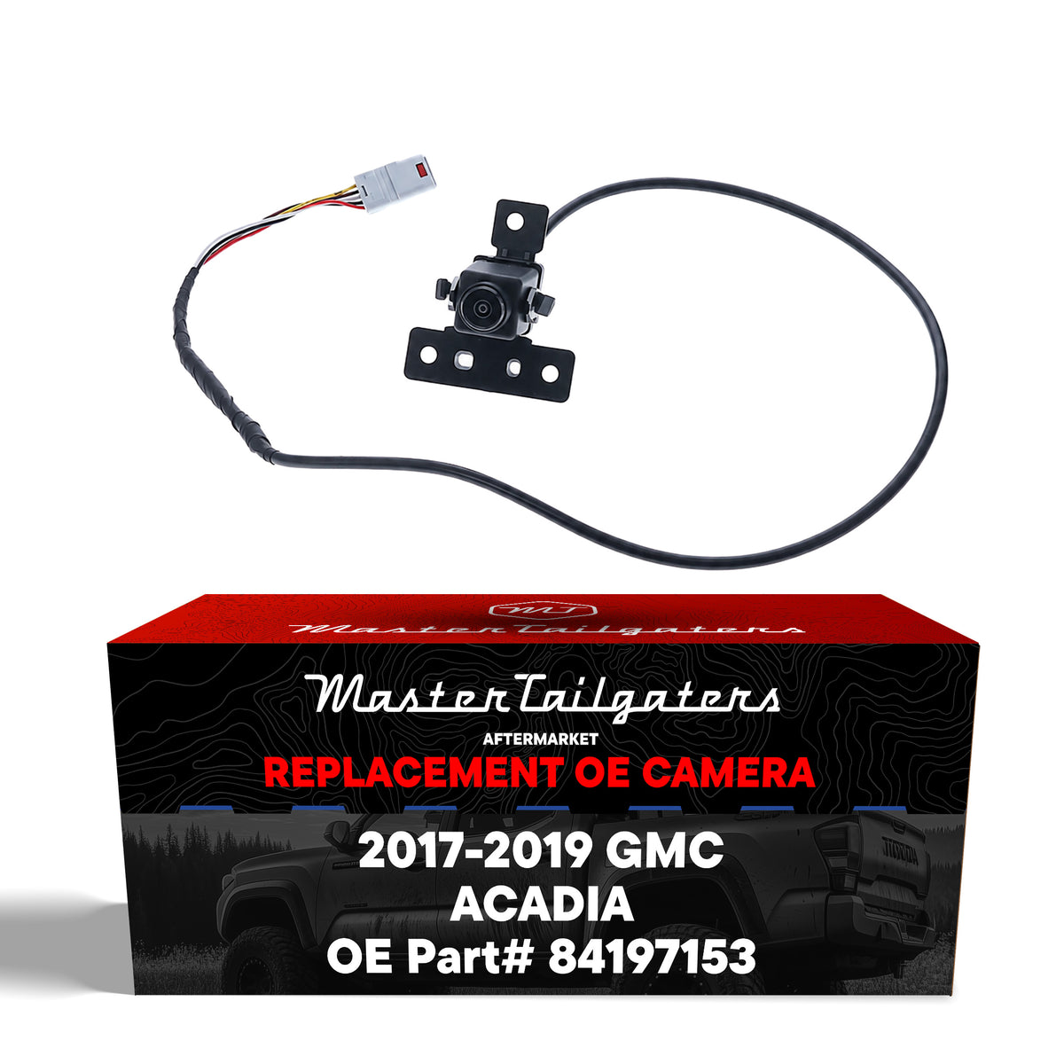 GMC Acadia/Denali (2017-2019) OEM Replacement Front View (On Grille) Camera OE Part # 84197153