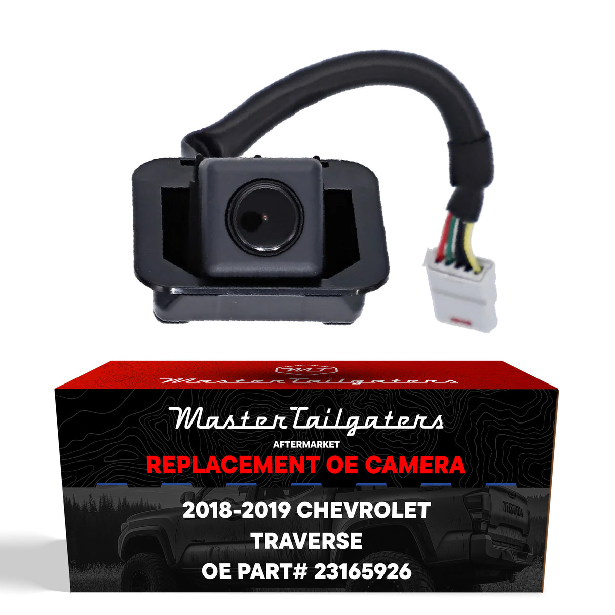 Chevrolet Traverse w/o Video Display Mirror (2018-2019) OEM Replacement Backup Camera OE Part # 23165926