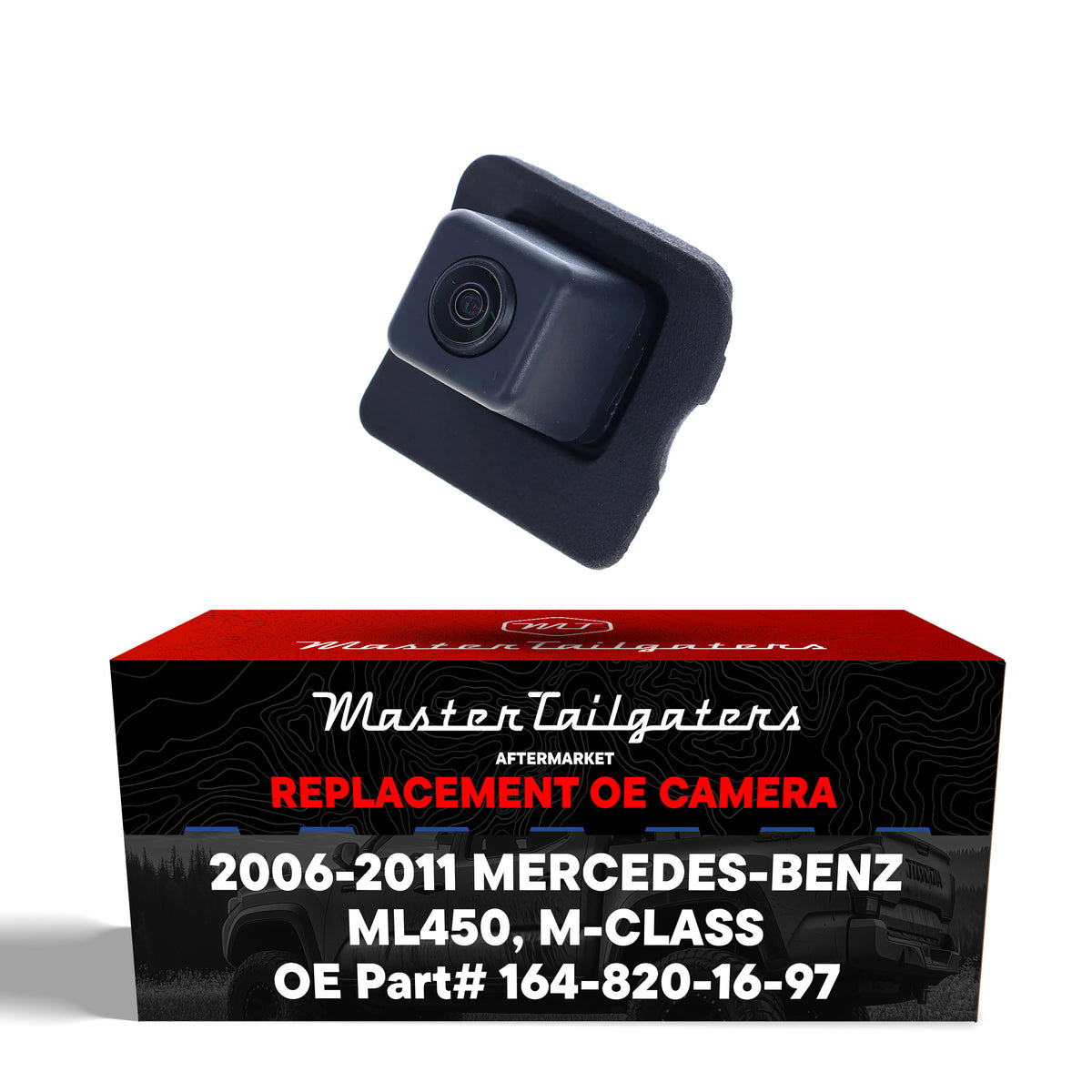 Mercedes-Benz M-Class (2006-2011), ML450 Hybrid (2010-2011) OEM Replacement Backup Camera OE Part # 164-820-16-97