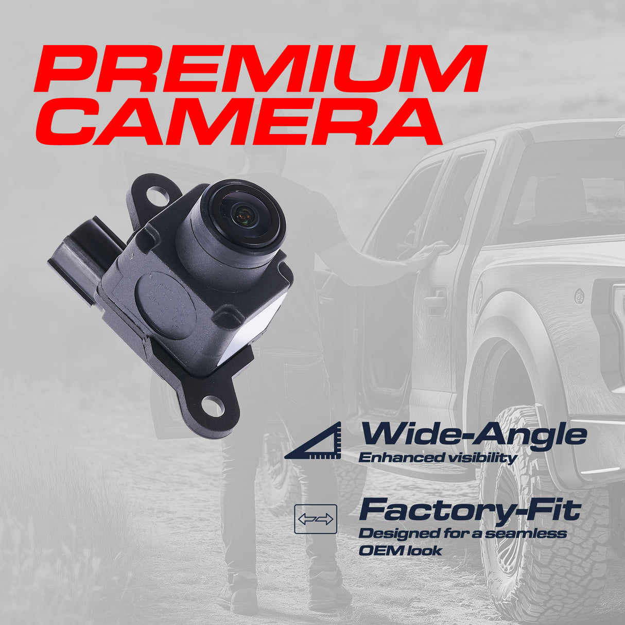 Dodge Ram (2013-2015), Viper (2013-2017) OEM Replacement Backup Camera OE Part # 56038978AB, 56038978AC, 56038978AD, 56038978AE, 56038978AF, 56038978AG, 56038978AH, 56038978AI, 56038978AJ, 56038978AK, 56038978AL - Master Tailgaters