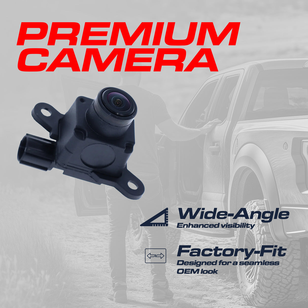 Dodge Ram (2016-2021) OEM Replacement Backup Camera OE Part # 68274731AA, 68274731AB, 68274731AC, 68274731AD, 68274731AE - Master Tailgaters