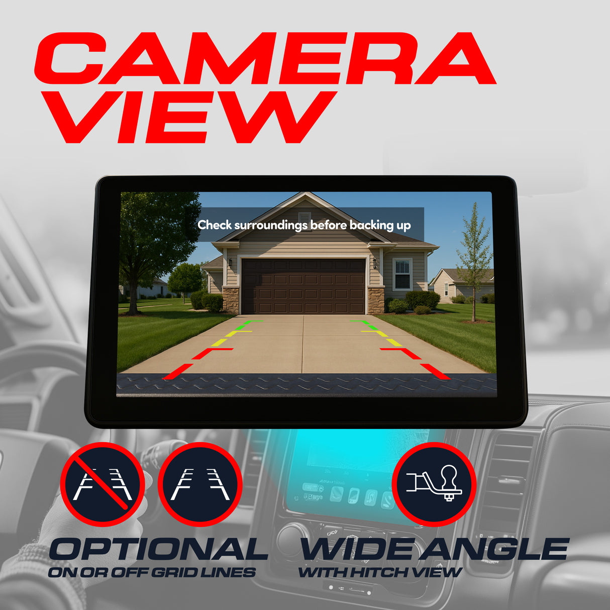 Dodge Ram (2009-2018) Chrome Replacement Tailgate Handle with Backup Camera - Master Tailgaters