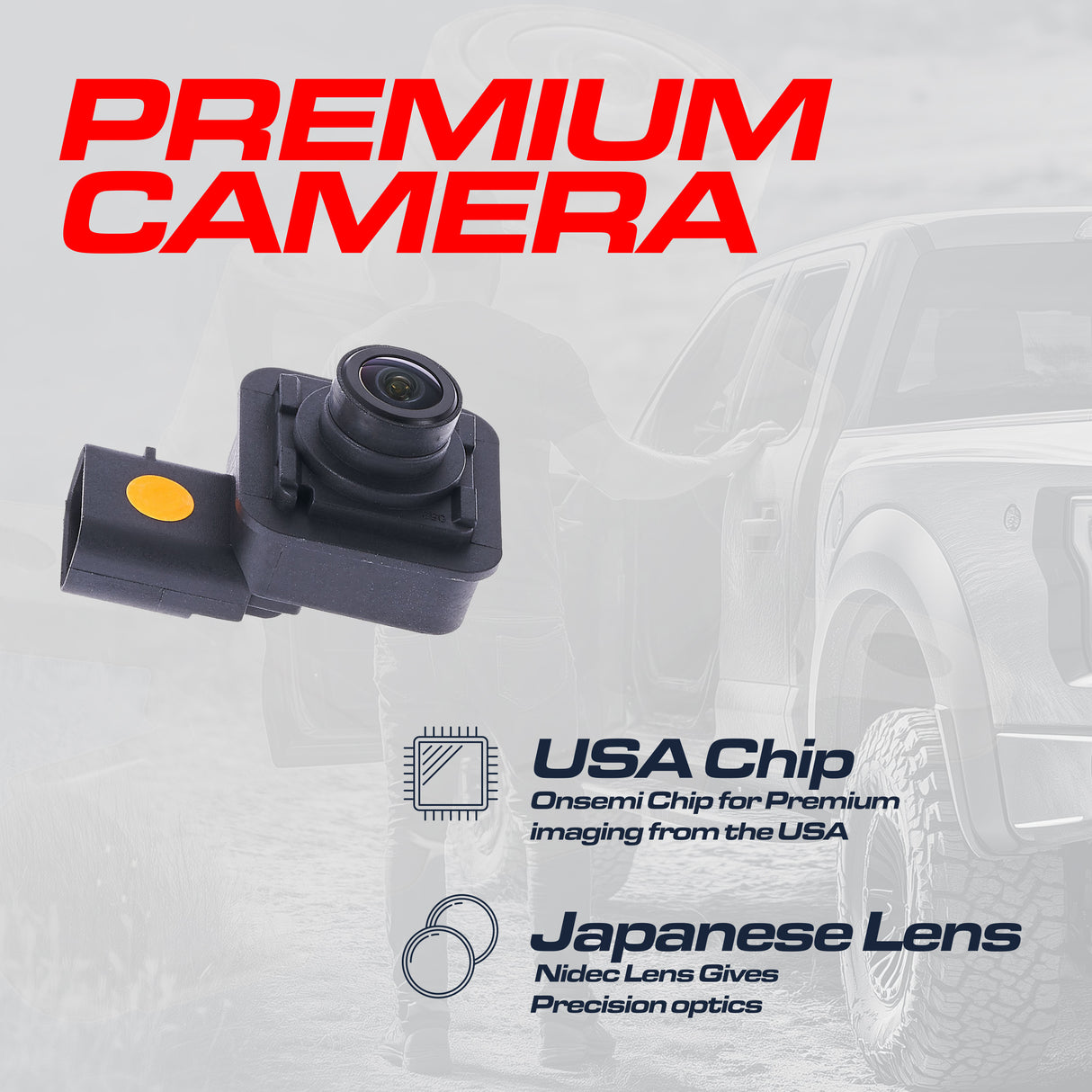 Ford Explorer (2016-2019) OEM Replacement Backup Camera OE Part # GB5Z-19G490-C, GB5Z-19G490-A - Master Tailgaters