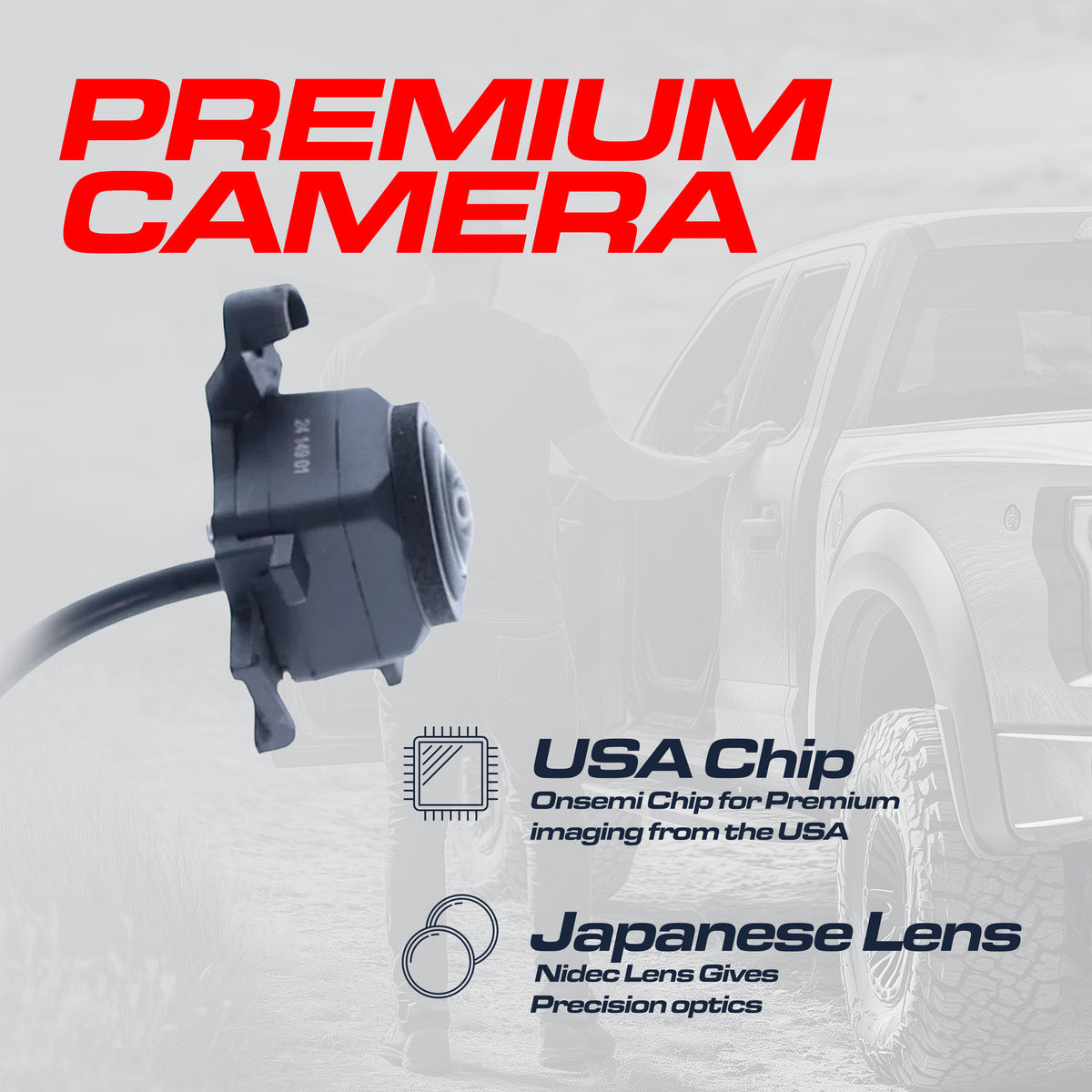 Toyota Camry + Hybrid (2018-2020) OEM Replacement Right Side View Camera OE Part # 86790-06080