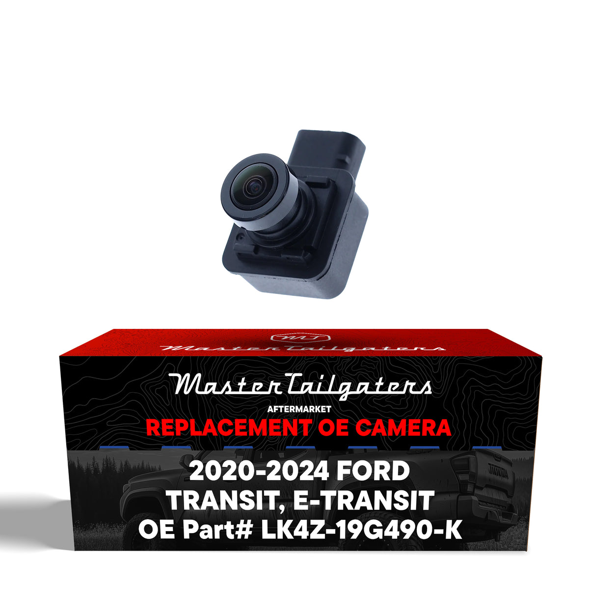 Ford Transit Passenger Van (2020-2023), Transit Cargo/Crew Van (2020-2024), E-Transit (2022) OEM Replacement Backup Camera OE Part # LK4Z-19G490-K
