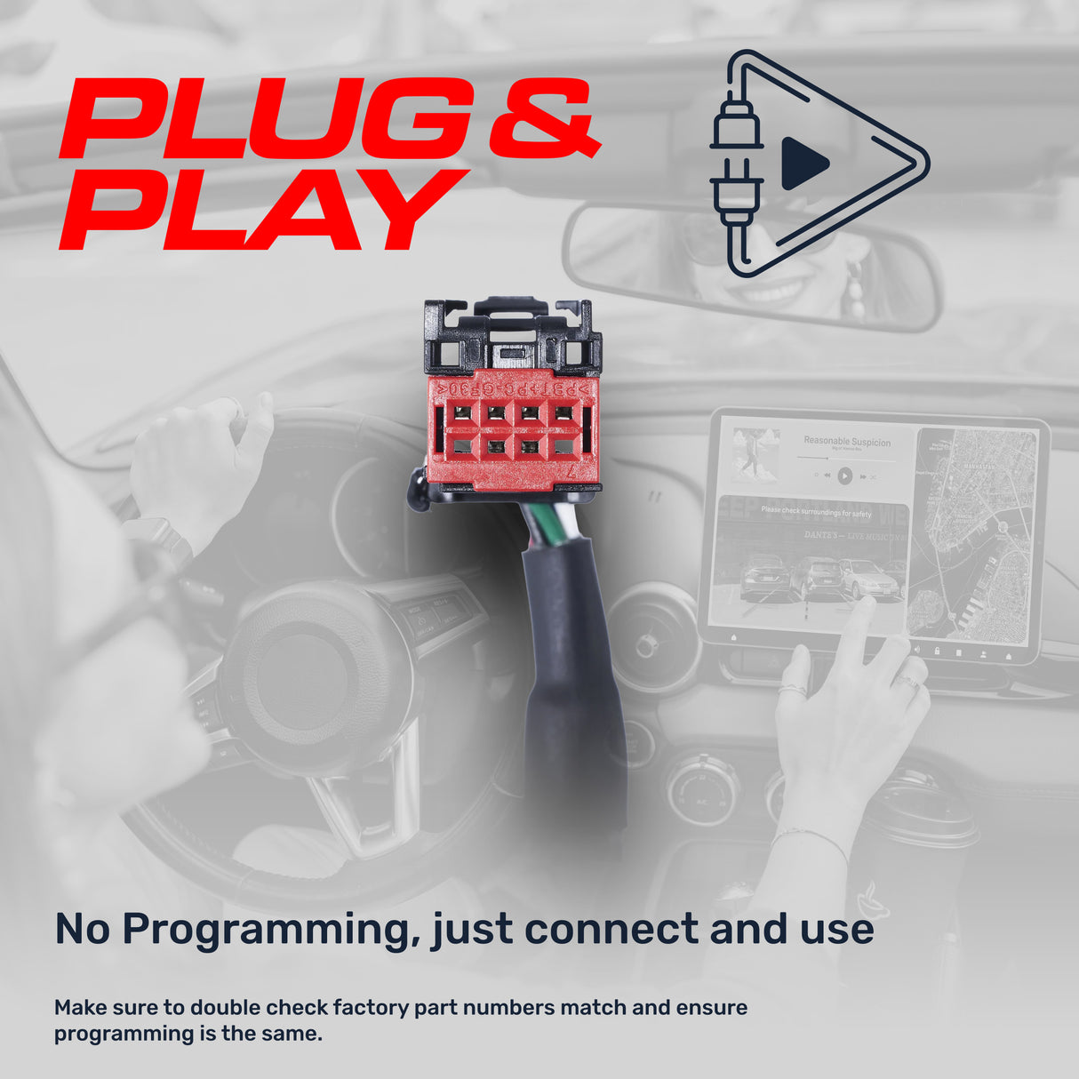 Ford Fusion, Fusion Hybrid (2010-2012) / Lincoln MKZ (2010-2012) / Mercury Milan (2010-2011) OEM Replacement Backup Camera OE Part # AE5Z-19G490-A