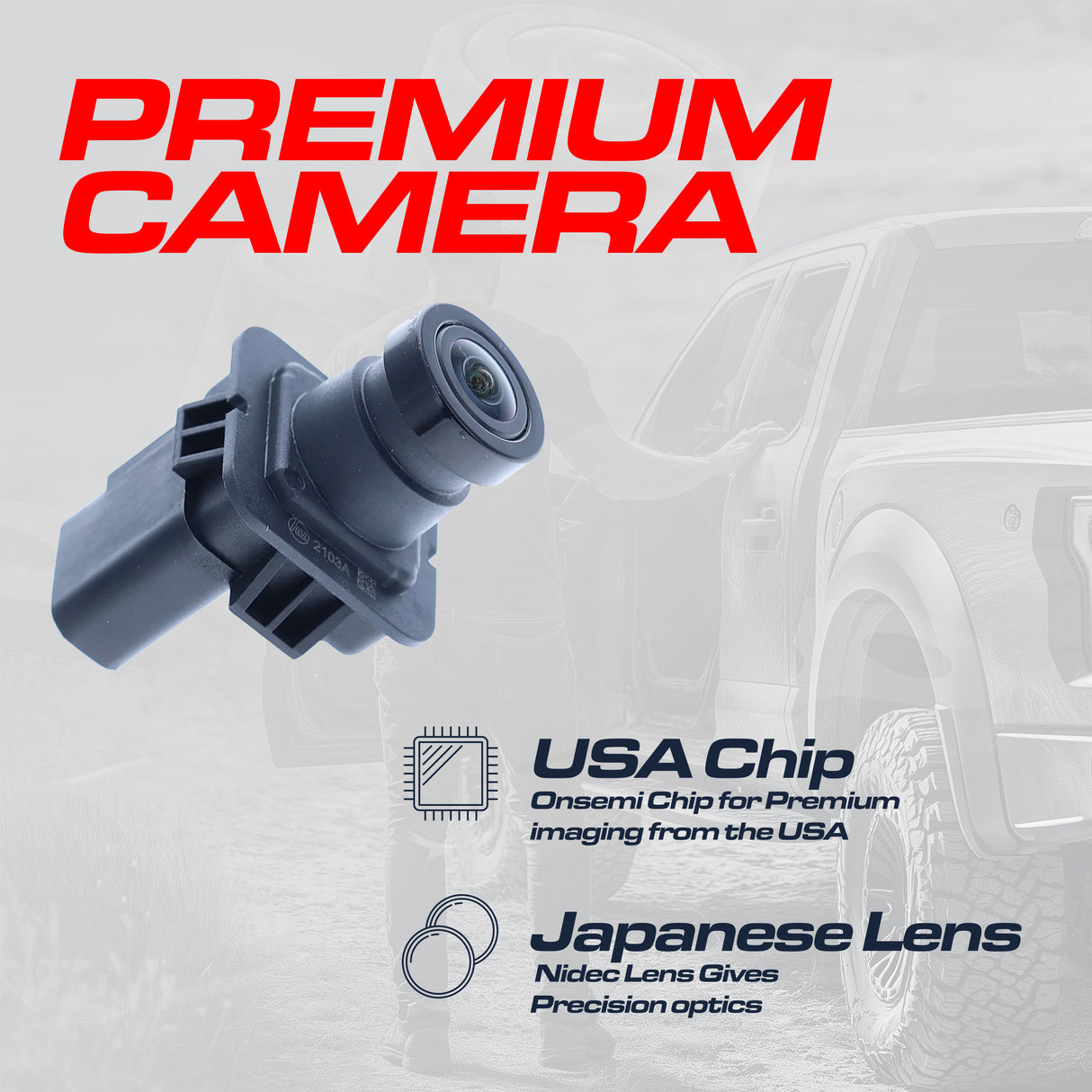 Ford Mustang Coupe (2015-2022), Mustang Convertible (2015-2022), Mustang Shelby GT350 (2016-2020) OEM Replacement Backup Camera OE Part # FR3Z-19G490-A - Master Tailgaters