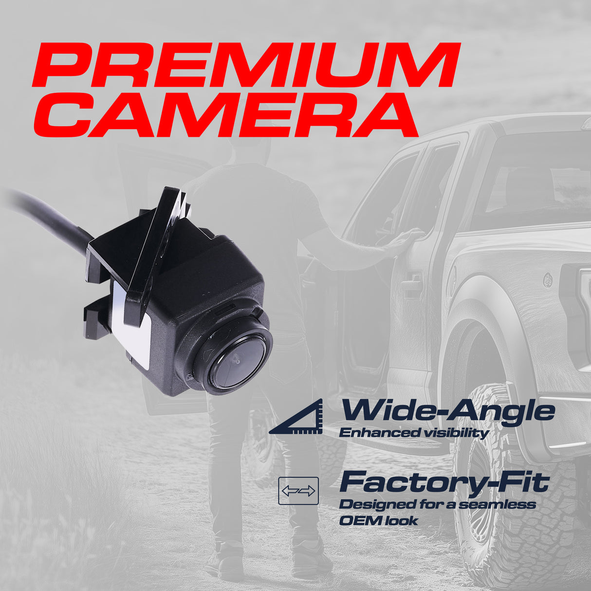 Cadillac ATS Coupe (2015-2019), ATS-V Coupe (2016-2019), ATS Sedan (2013-2018), ATS-V Sedan (2016-2018) OEM Replacement Backup Camera OE Part # 20976983, 23386282 - Master Tailgaters