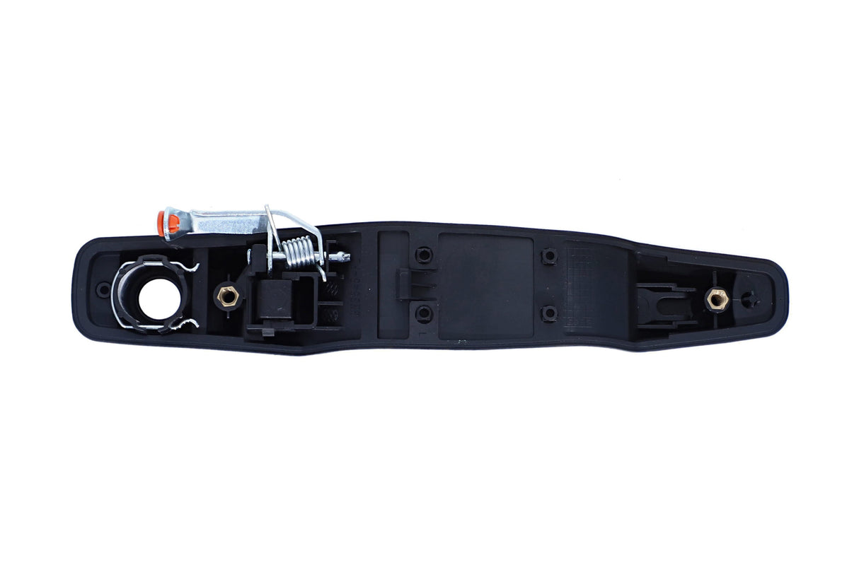 Exterior Door Handle Upgraded Black Metal Replacement for Chevrolet Avalanche, Silverado, Suburban, Tahoe / Cadillac Escalade / GMC Sierra, Yukon 07-14 OE Part# 15915106, 20828237 | Front LH w/Keyhole