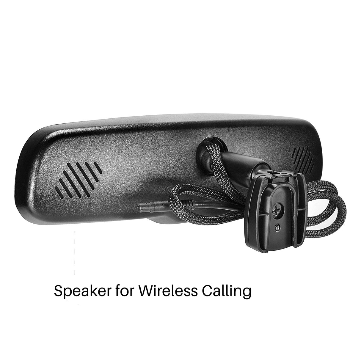 Master Tailgaters 10.5" OEM Rear View Mirror with 4.3" LCD Screen + Wireless Calling Enabled | Rearview Universal Fit Mount | Auto Adjusting Brightness LCD | Anti Glare | Full Original Mirror Replacement