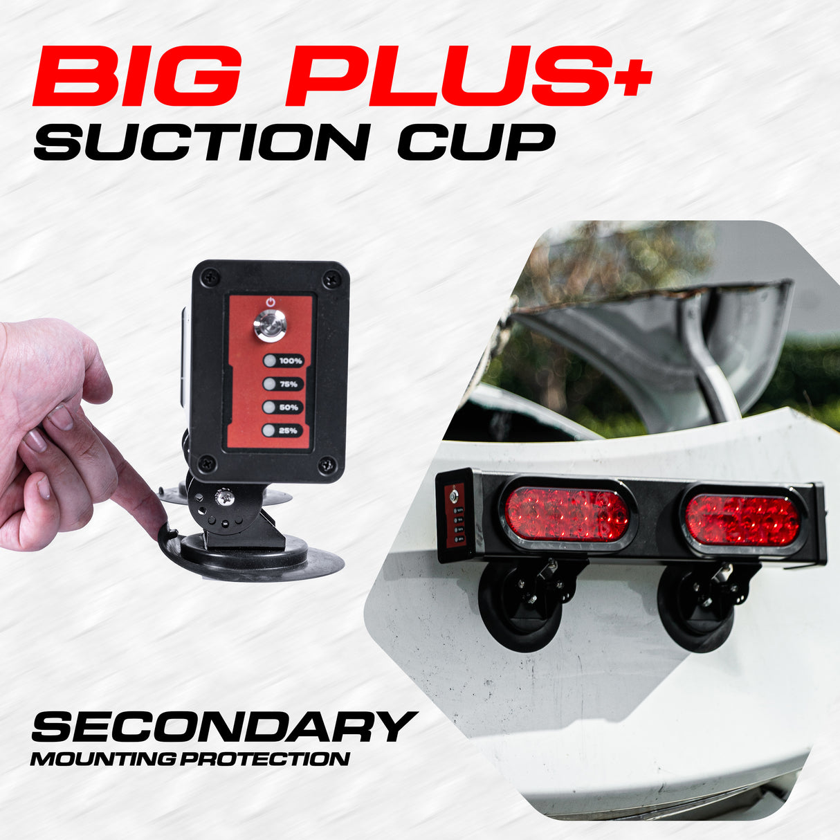 Master Tailgaters 20" Wireless Pivot Tow Double Light Bar | Ultra Bright LED | Multi Functional Signal Lights | Sturdy Magnetic Mount | 4 Pin Round Connection