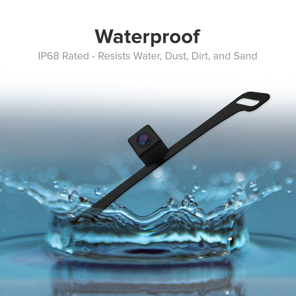 Master Tailgaters 10.5" OEM Rear View Mirror with 4.3" LCD Screen and 170° Backup Camera | Rearview Universal Fit | Auto Adjusting Brightness LCD | Anti Glare | Full Original Mirror Replacement