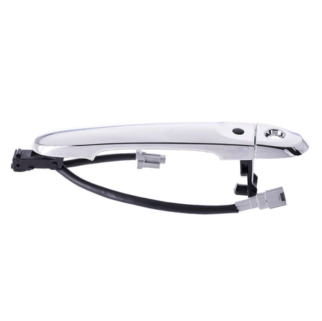 Nissan Versa (2012-2019) Chrome Replacement Exterior Door Handle Front Left Driver Side w/ Keyhole Cover