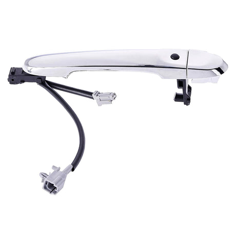 Nissan Versa (2012-2019) Chrome Replacement Exterior Door Handle Front Right Passenger Side w/o Keyhole Cover