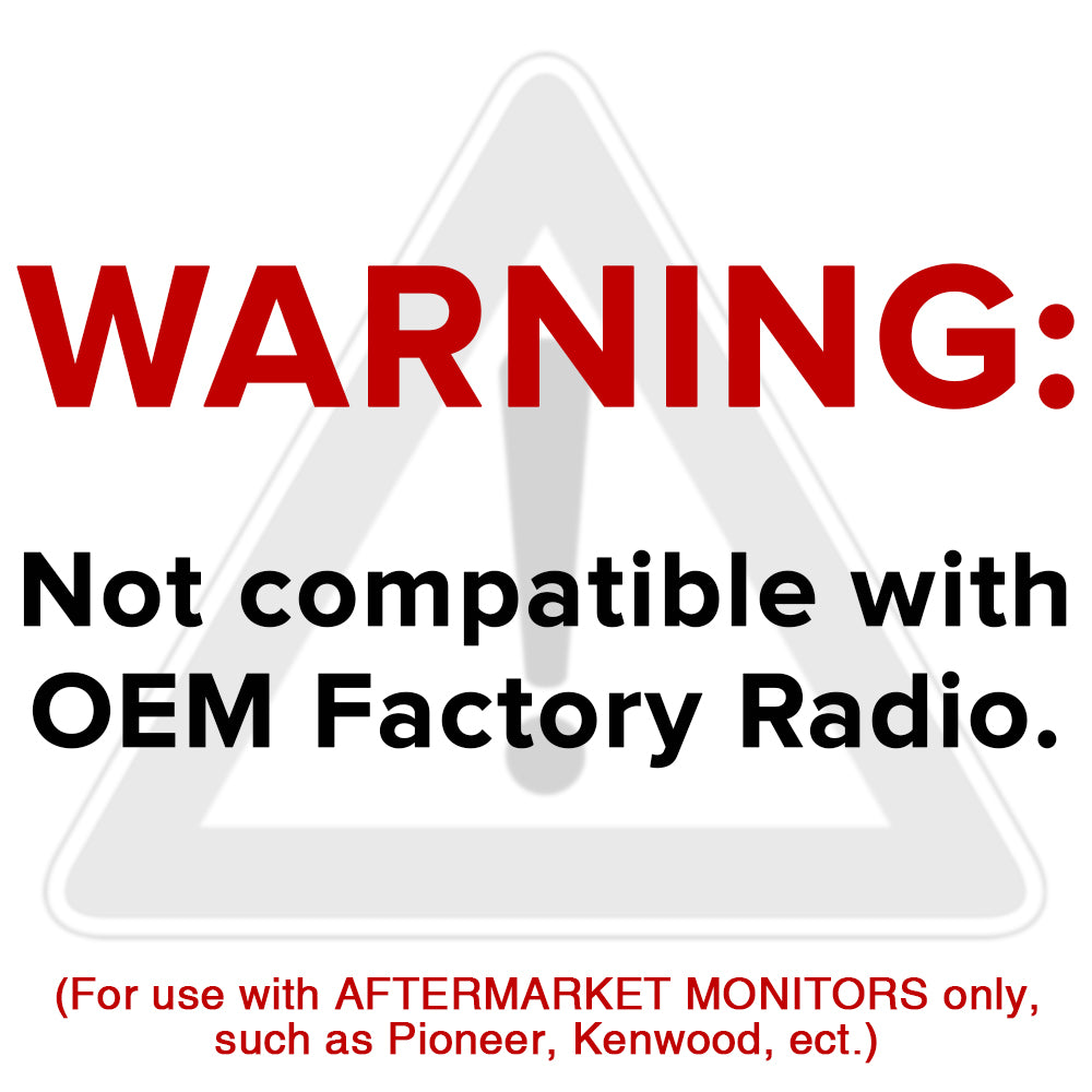 Ford F150, F250, F350, F450, F550 (2004-2016) Replacement Ford Emblem with Backup Camera